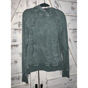 Lululemon Scuba Pullover Hoodie Washed Tidewater Teal Size 4 Green